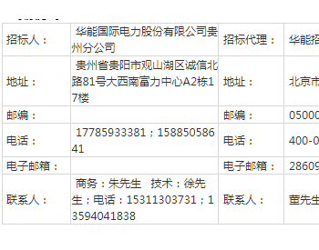 招标丨华能贵州盘州市<em>风光一体</em>化、关岭县光伏项目可行性研究报告编制技术服务招标公告