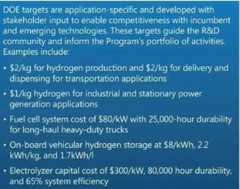 美国能源部发表<em>氢能项目计划</em>：车载氢气成本降至8美元/千瓦时