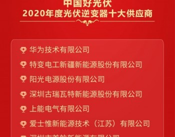 2020中国好光伏——<em>光伏逆变器十大供应商</em>