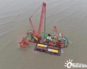 海洋水建首个海外海上风电分包项目海上风电首桩顺利沉桩