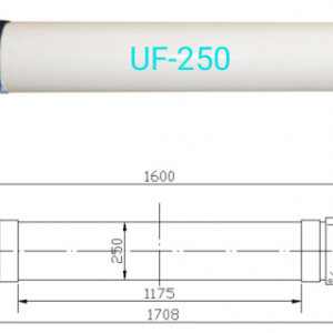 UF250中空纤维超滤膜 PDVF材质超滤膜设备超滤膜组件