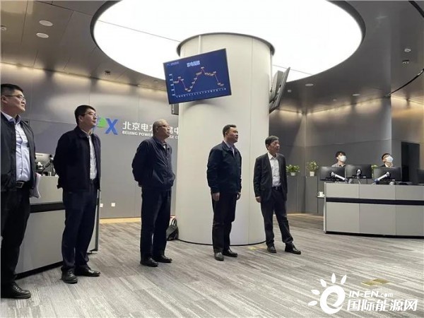 中广核新能源总经理李亦伦拜会北京电力交易中心主任史连军