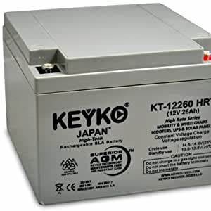 德国KEYKO蓄电池KT-12260HRT 12V26AH