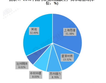2021年中国锂电池<em>隔膜行业</em>竞争格局与企业市场份额分析