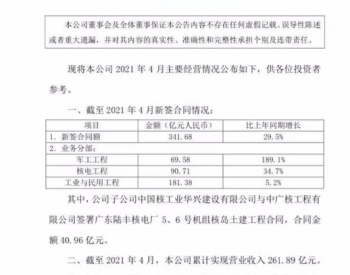 哪家公司拿下了广东<em>陆丰核电</em>5、6号机组核岛土建工程大单！
