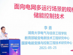 湖南大学李勇：面向电网多运行场景的规模化储能控制技术