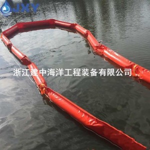 PVC围油栏JXYWGV700 隔离水面油污清理 河道治理