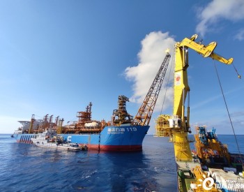 中国海油首次自主完成深水<em>海底电缆水平式铺设</em>