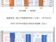 2020年中国动力<em>电池出货</em>80GWh，同比增长13%