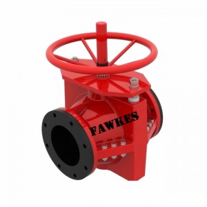 美国FAWKES福克斯进口手动管夹阀 胶管阀 进口箍断阀