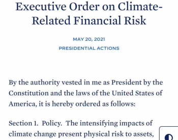 从拜登最新行政令，看气候变化在<em>金融风险</em>中的角色