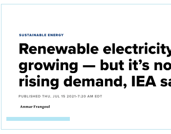 2021年全球电力需求增量的一半仍需<em>化石能源</em>满足