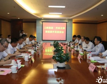 三峡集团与内蒙古<em>巴林</em>左旗座谈  探讨新能源产业发展规划
