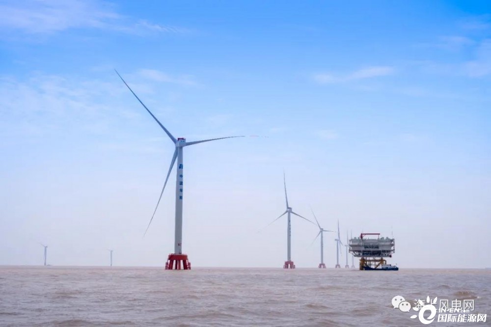 中交三航局华能浙江嘉兴2号海上风电项目（标段I）25台风机全部安装完成