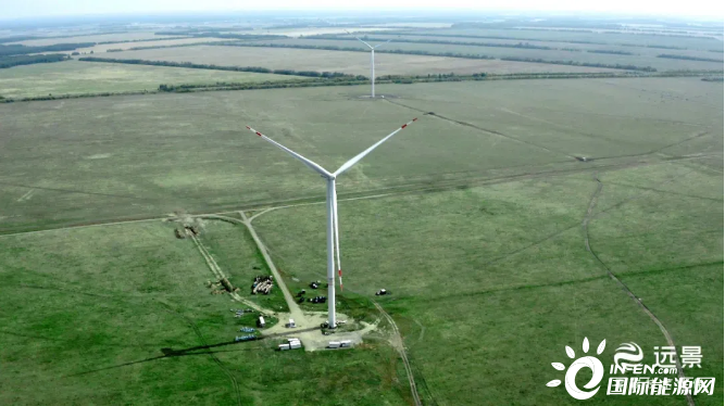 采用远景能源陆上智能风机！“中哈产能合作”50MW风电项目并网发电