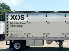Xos <em>Hub</em>卡车移动平台可同时为五辆电动汽车充电