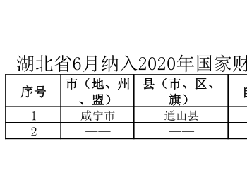2020年1-5月湖北省漏报纳入国补规模户用光伏项目名单统计数据表