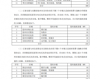 正泰安能与多地相关政府部门签署整县推进合作框架协议
