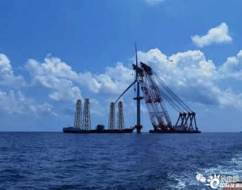<em>巨力</em>索具承制风机整吊产品在山东半岛南4号海上风电项目首吊成功