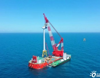 國內首次！10MW海上風機浮態安裝！