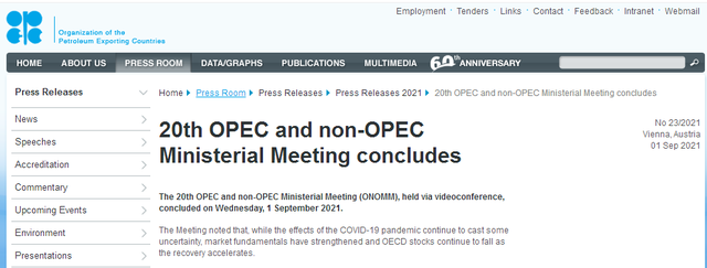 拒绝美国施压 Opec 宣布继续按计划增产40万桶 日 国际石油网