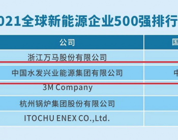 水发兴业能源在全球新<em>能源榜单</em>排名大幅提升至195位