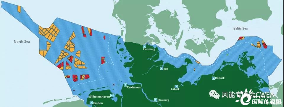 巨头角逐德国1GW海上风电开发权，“零补贴”投标突显欧洲海上风电吸引力