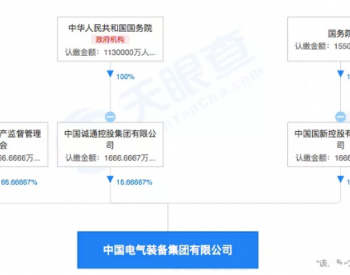 <em>中国电气装备集团</em>注册成立 又一家千亿级央企横空出世