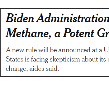 史上首次！拜登政府将限制油气行业甲烷排放