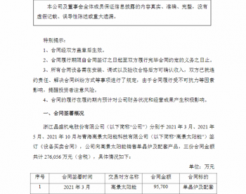 准千亿龙头公布大单！助力光伏新玩家抢占先机
