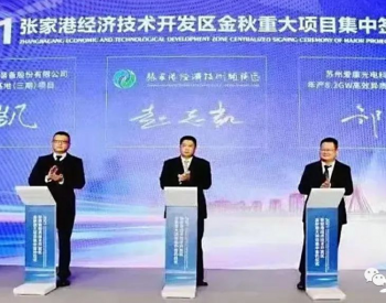 再扩8.2GW！苏州爱康光电与江苏张家港经开区签约高效组件项目