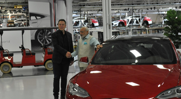 Tesla V2 Supercharger установлен и протестирован в Индии
