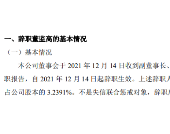首创大气副董事长郑向军辞职 上半年公司净利5110.