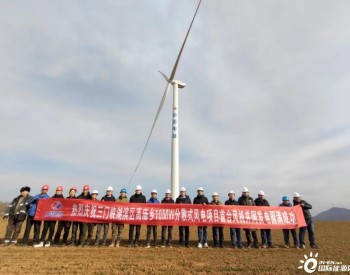 河南三门峡高庙乡10兆瓦<em>分散式</em>风电项目首台风机并网发电圆满成功
