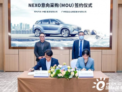 现代汽车与广州恒运签订氢燃料电池车NEXO中国版意向购买协议