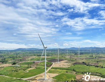 中国能建安徽电建一公司承建的越南嘉莱风电项目风机吊装完成