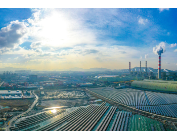 中国能建浙江火电承建的北仑第一发电公司光伏项目