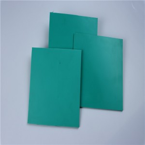 厂家生产销售PVC绿色塑胶软板 塑料抗压软性板价格优惠