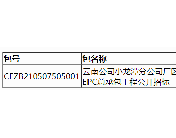 中标 | 云南公司小龙潭分公司<em>厂区</em>屋顶5.96MWp分布式光伏EPC总承包工程公开招标中标结果公告