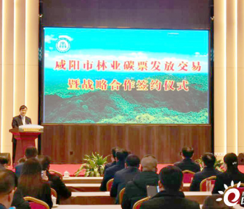 <em>陕西</em>咸阳市首张林业碳票正式颁发并成功交易