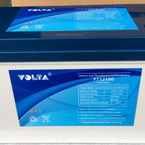 VOLTA沃塔牌磷酸铁锂电池12V100AH 佛山尤尼电池厂