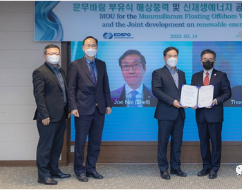 <em>壳牌石油</em>携手韩国南部电力公司开发位于日本海的1.3GW漂浮式海上风电项目