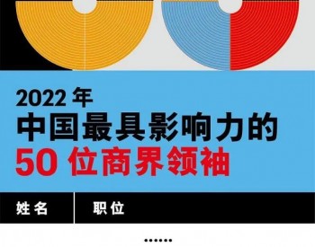 <em>李振国</em>入选“2022年中国最具影响力的50位商界领袖”