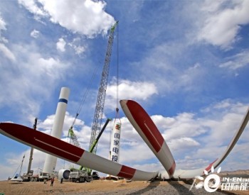 50MW！国家电投哈密十三间房风电场10台大风机吊装完成
