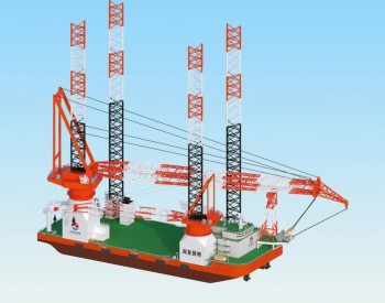 江苏海龙风电1200T风电安装平台项目在招商工业海门基地开工