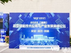 “2022（湖南）新型储能技术应用与产业发展<em>高峰论坛</em>”圆满召开