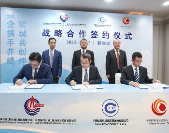 中国中检新加坡公司与中航油、中海油签署战略合作协议