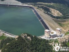 山东省临沂市：俯瞰<em>沂蒙抽水蓄能电站</em>水库
