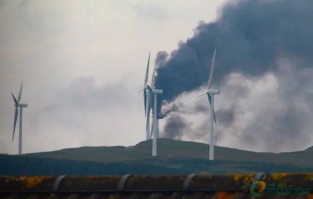 突发！30MW风电场发生一起风机起火事故