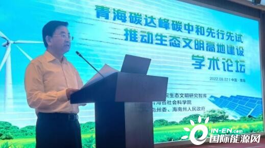 中国“双碳”研究专家为青海绿色低碳转型发展建言献策